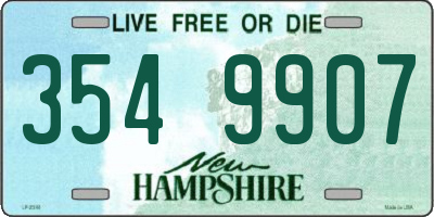 NH license plate 3549907
