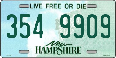 NH license plate 3549909