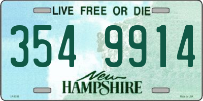NH license plate 3549914