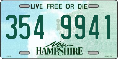 NH license plate 3549941