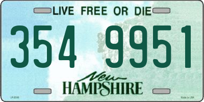 NH license plate 3549951