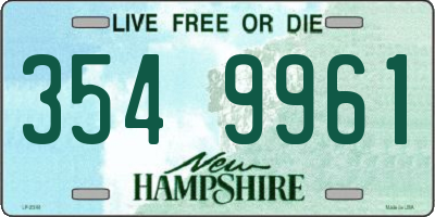 NH license plate 3549961
