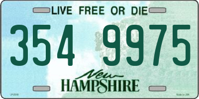 NH license plate 3549975
