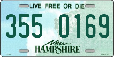 NH license plate 3550169