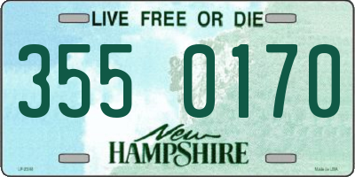 NH license plate 3550170