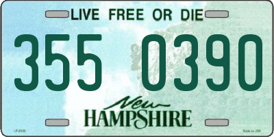 NH license plate 3550390