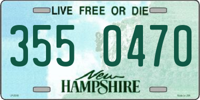 NH license plate 3550470