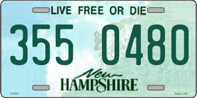 NH license plate 3550480