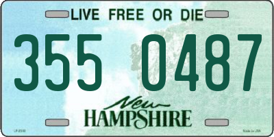 NH license plate 3550487