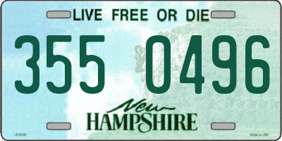 NH license plate 3550496
