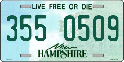 NH license plate 3550509