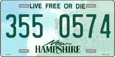 NH license plate 3550574