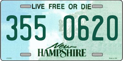 NH license plate 3550620