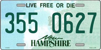 NH license plate 3550627