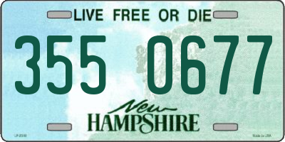 NH license plate 3550677