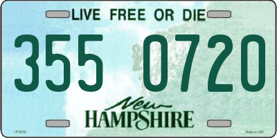 NH license plate 3550720