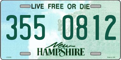 NH license plate 3550812