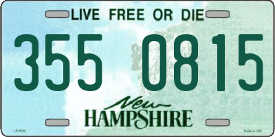 NH license plate 3550815