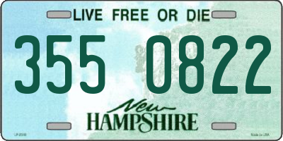 NH license plate 3550822