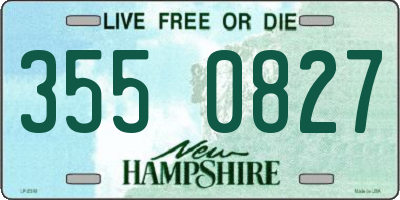 NH license plate 3550827