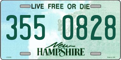NH license plate 3550828