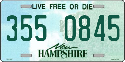 NH license plate 3550845