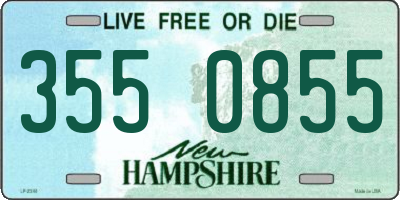NH license plate 3550855