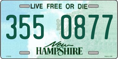 NH license plate 3550877
