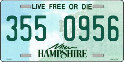 NH license plate 3550956