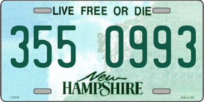 NH license plate 3550993