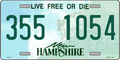 NH license plate 3551054