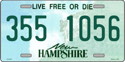 NH license plate 3551056
