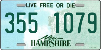 NH license plate 3551079