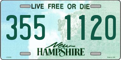 NH license plate 3551120