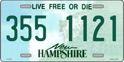 NH license plate 3551121