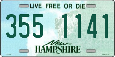 NH license plate 3551141