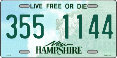 NH license plate 3551144