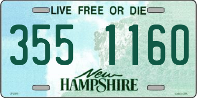 NH license plate 3551160