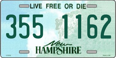NH license plate 3551162