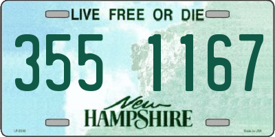 NH license plate 3551167