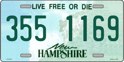 NH license plate 3551169