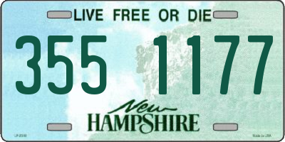 NH license plate 3551177