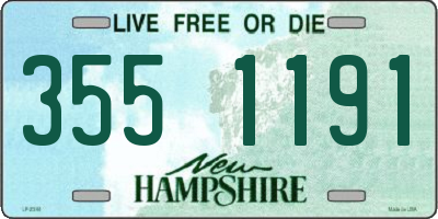 NH license plate 3551191