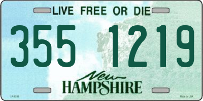 NH license plate 3551219