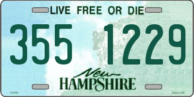 NH license plate 3551229