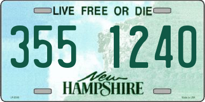 NH license plate 3551240