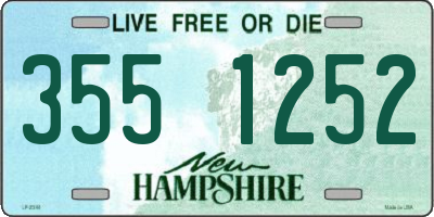 NH license plate 3551252