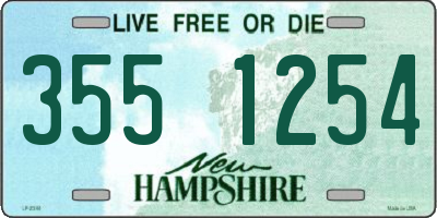 NH license plate 3551254