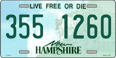 NH license plate 3551260