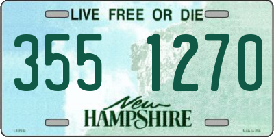 NH license plate 3551270